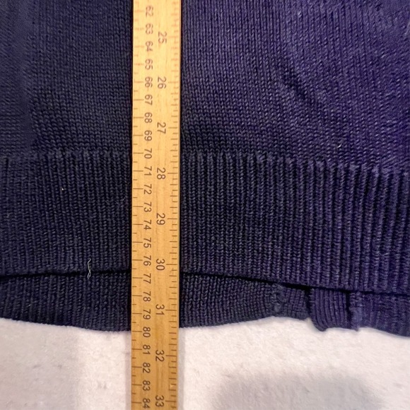 Cabi Newport Hoodie Cardigan Sweater Open Front Navy Style 5272 Women's Medium - Picture 12 of 12